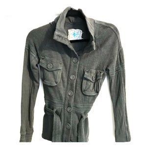 Free People belted sweater